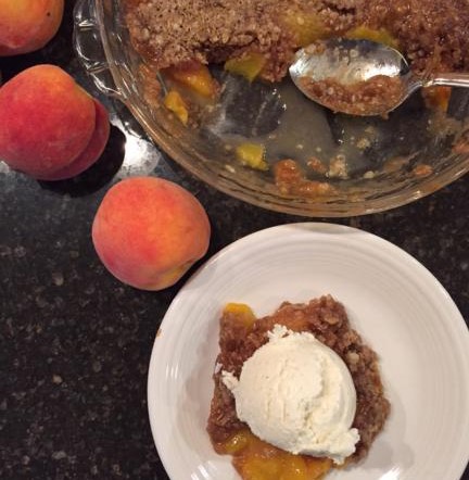 Microwave-Peach-Cobbler